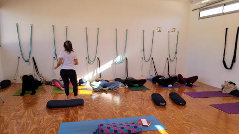Clase de yoga